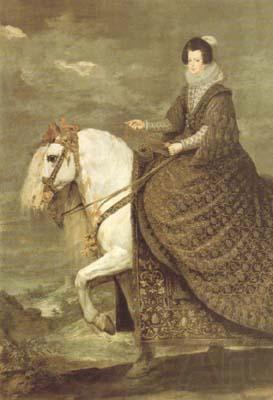 Diego Velazquez Queen Isabel on Horseback (detail) (df01) Spain oil painting art